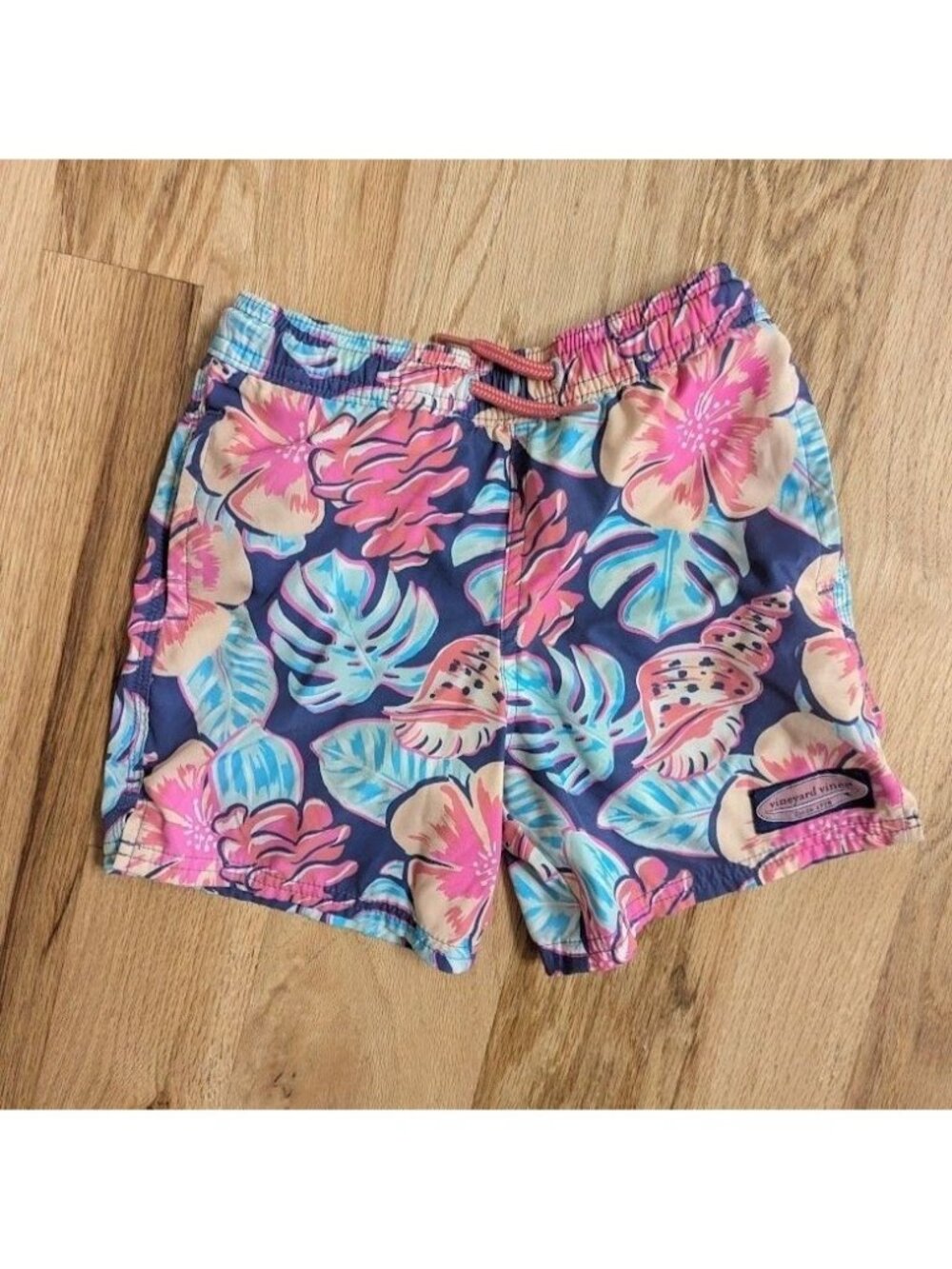 Vineyard Vines kids swim trunks shorts tropical Printed Chappy boys 5